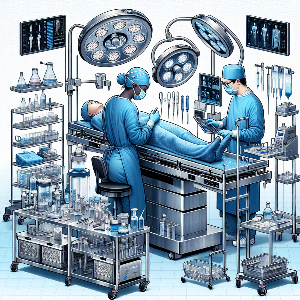 A modern autopsy table in a morgue setting, showcasing the stainless steel design and key features essential for forensic examinations.