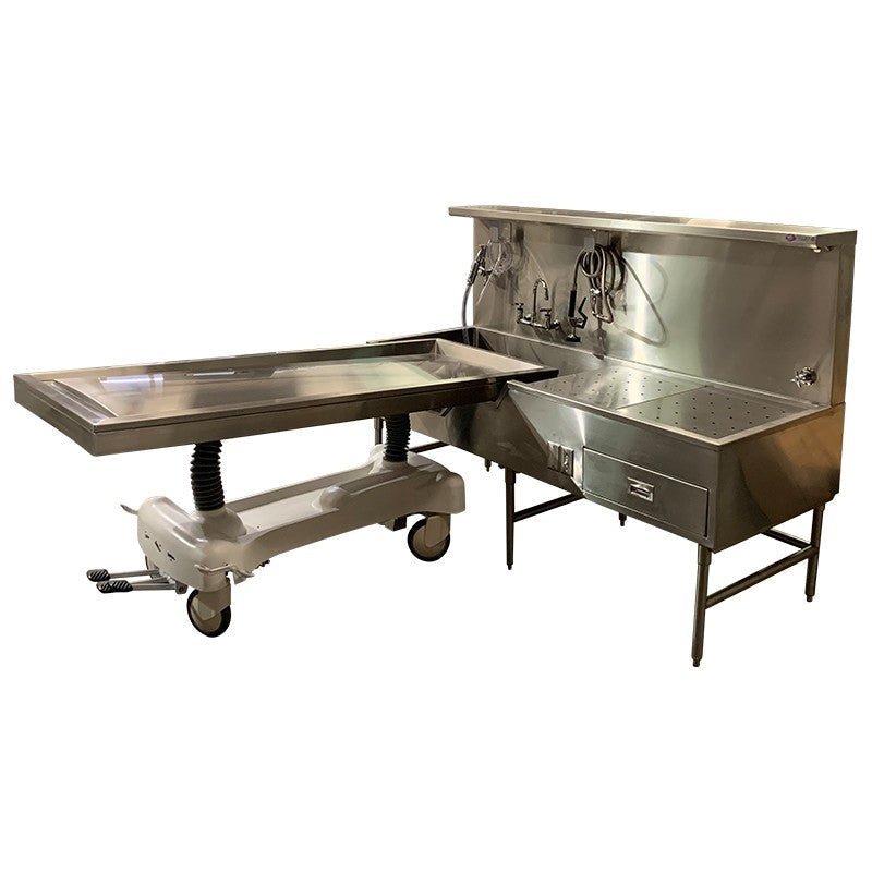 Why a Left-Hand Embalming Station May Be the Best Fit for Your Mortuary or Autopsy Lab - American Mortuary Coolers & Equipments