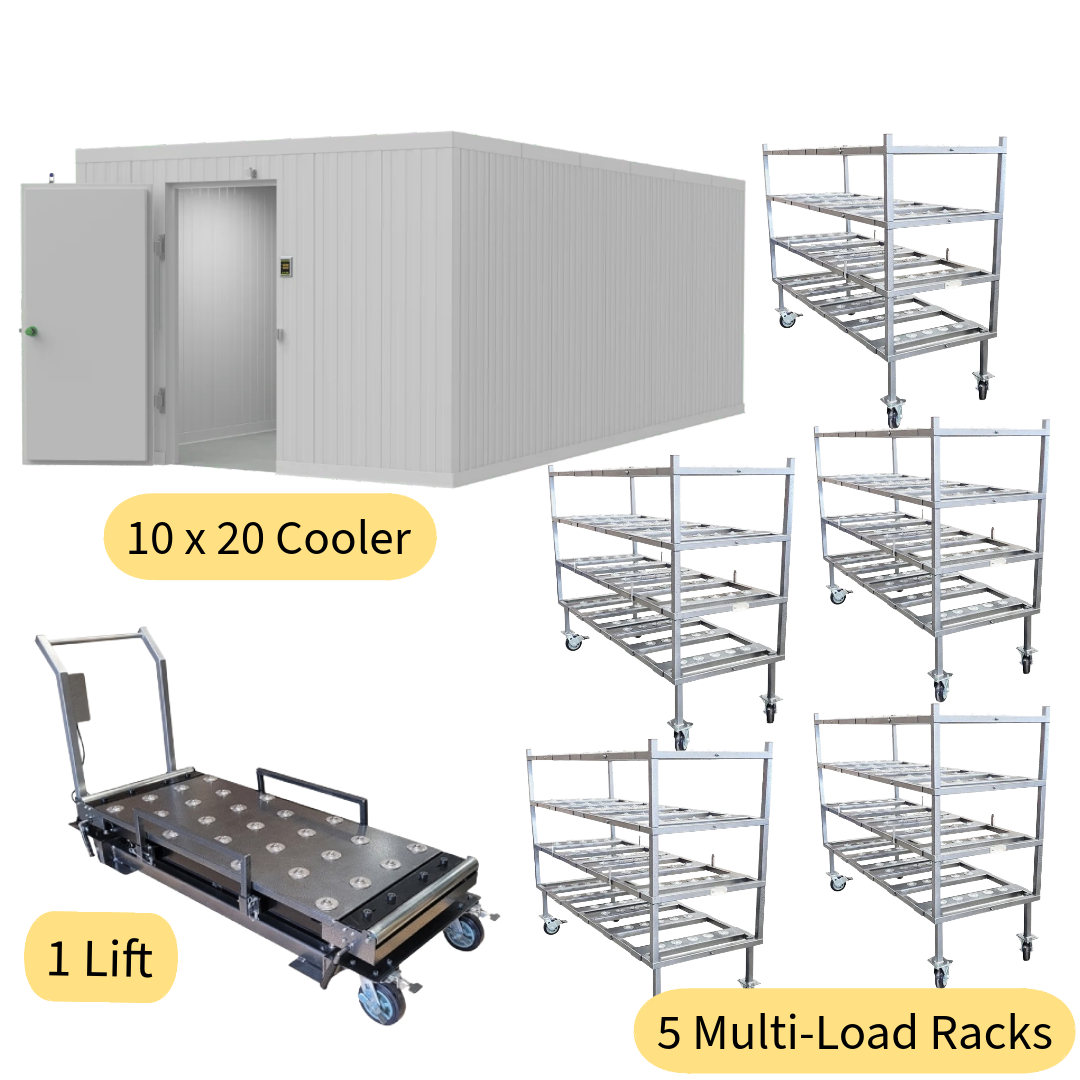 20 Body Cooler Bundle + Mortuary Lift System