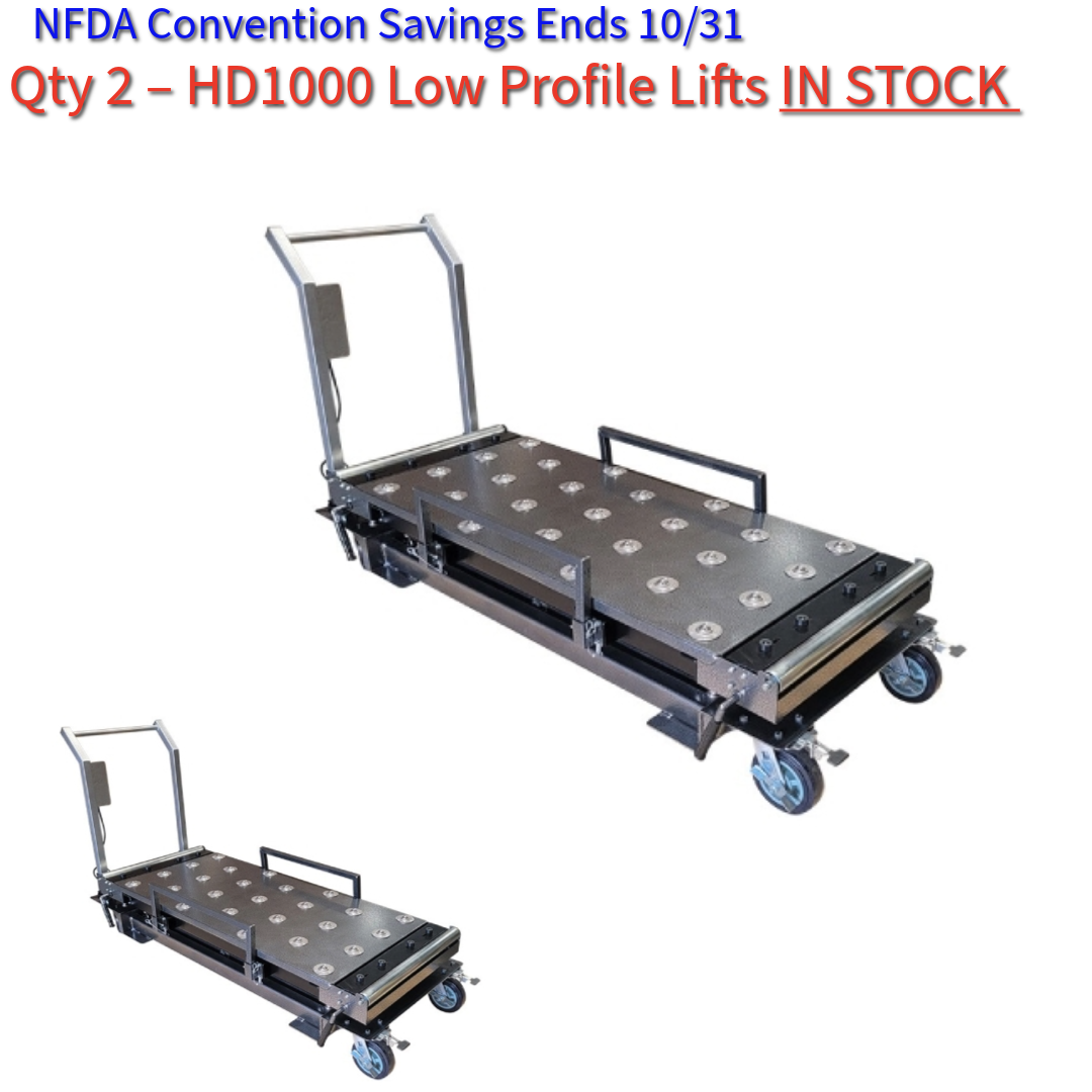 American Mortuary Cooler walk-in unit with full mortuary racking system installed, featuring diamond plate kick plates and LED lighting.
