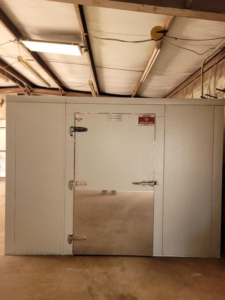 Spacious interior view of cooler