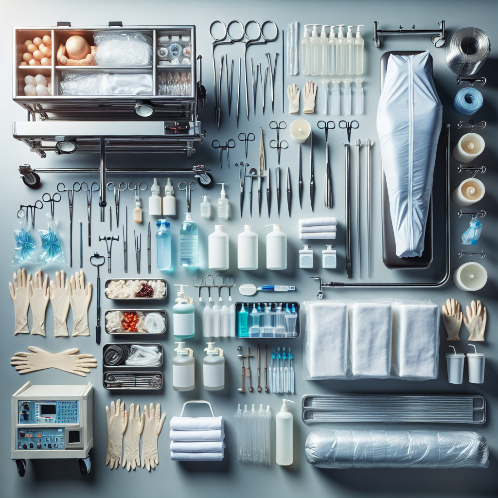 Funeral director handling embalming supplies, illustrating the importance of safety and legal considerations in using embalming fluid.