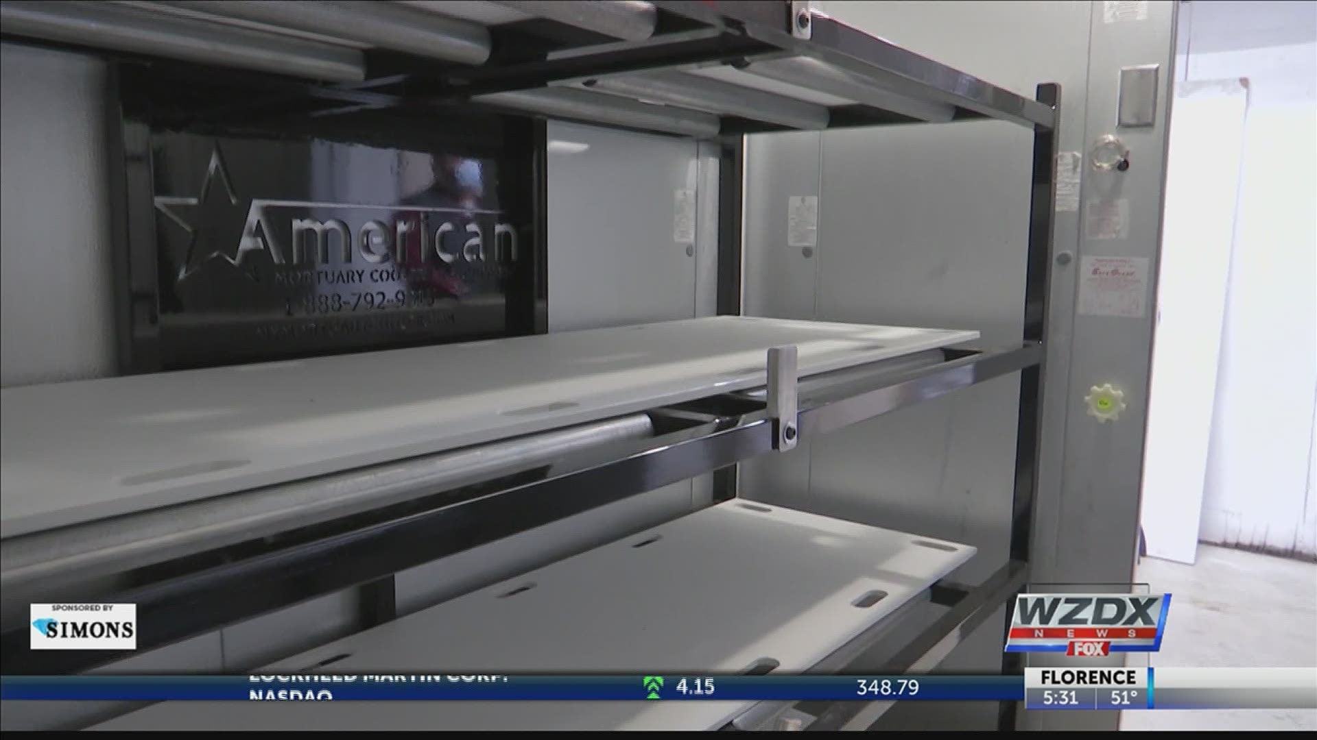 Stainless steel mortuary cooler unit representing the professional funeral home coolers used at Blocks Mortuary in Las Vegas to ensure dignified care.