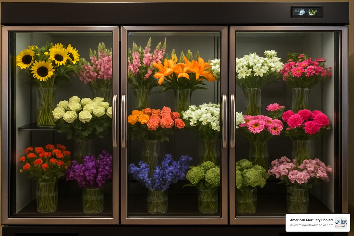 A Comprehensive Guide to Choosing the Perfect Floral Fridge - American Mortuary Coolers & Equipments