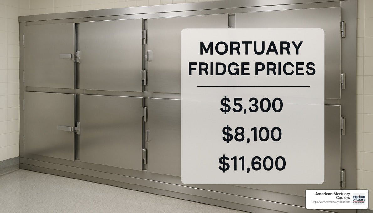 A Comprehensive Guide to Comparing Mortuary Fridge Prices - American Mortuary Coolers & Equipments