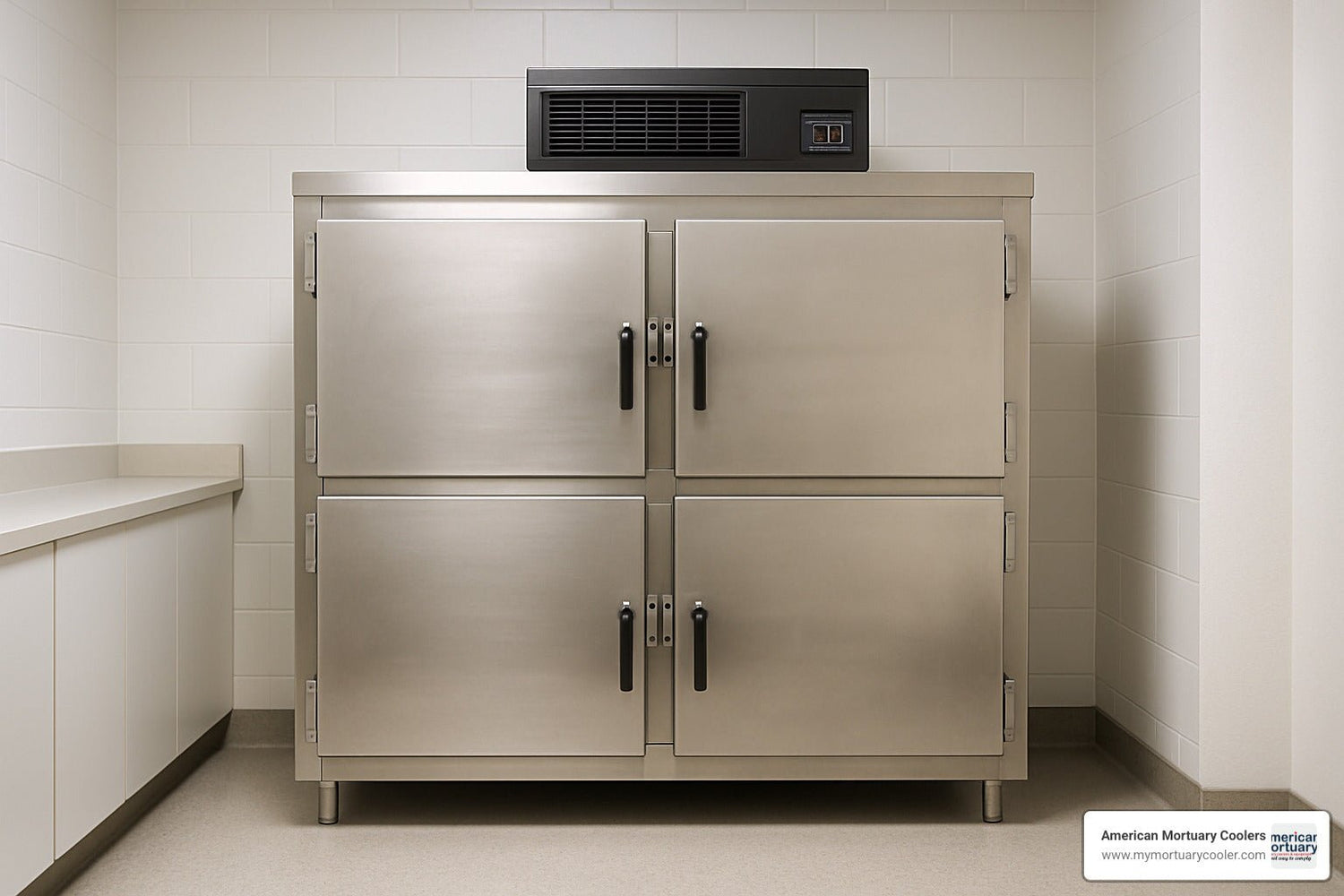 A Practical Guide to American Mortuary Coolers: 2 Body Morgue Cooler - American Mortuary Coolers & Equipments