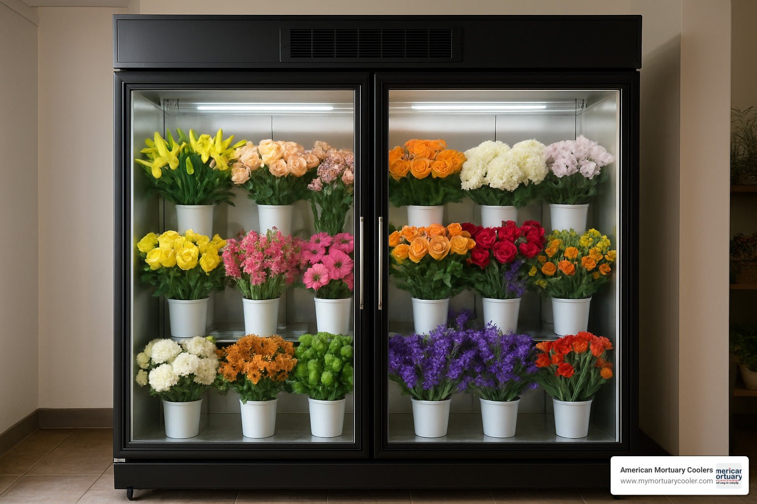 A Practical Guide to Choosing the Best Floral Refrigerator - American Mortuary Coolers & Equipments