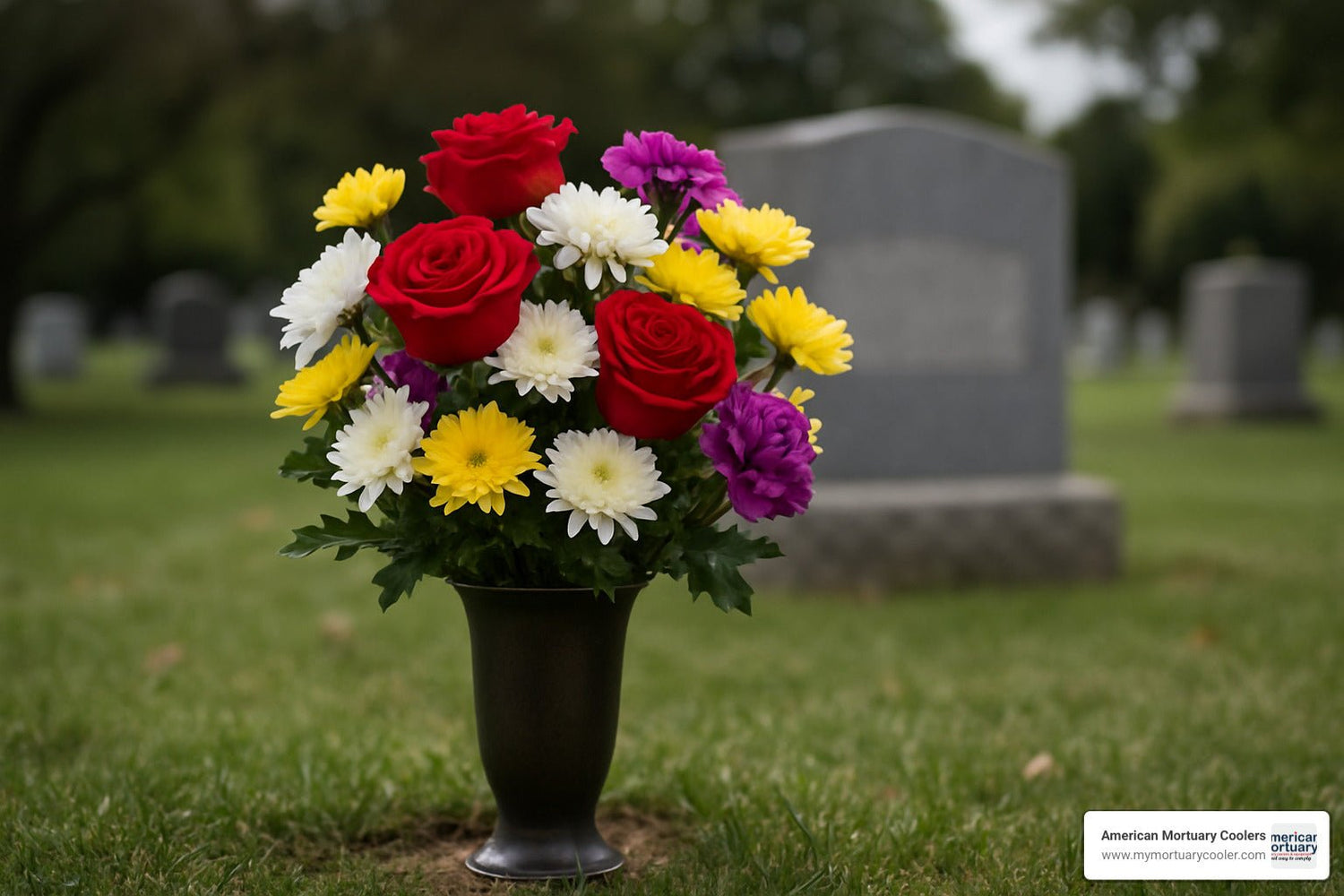 A Practical Guide to Choosing the Right Funeral Vase - American Mortuary Coolers & Equipments