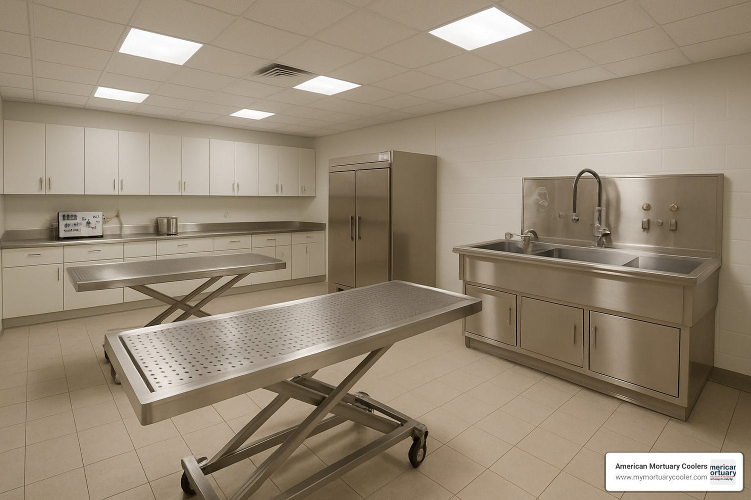 A – Z Guide to Mortuary Prep Room Equipment Options - American Mortuary Coolers & Equipments