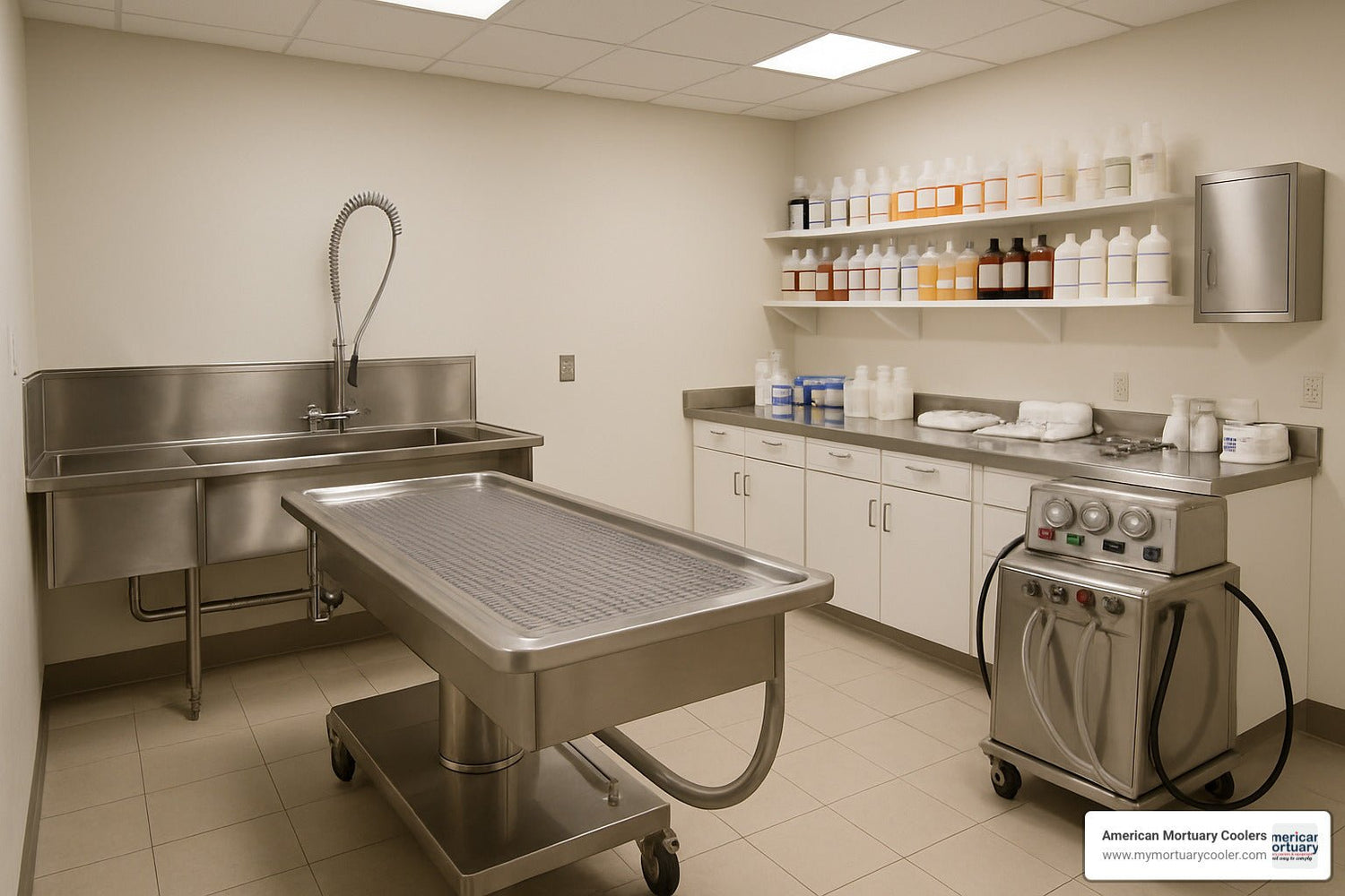 A – Z Guide to www.embalmerssupplycompany.com Embalming Supplies - American Mortuary Coolers & Equipments