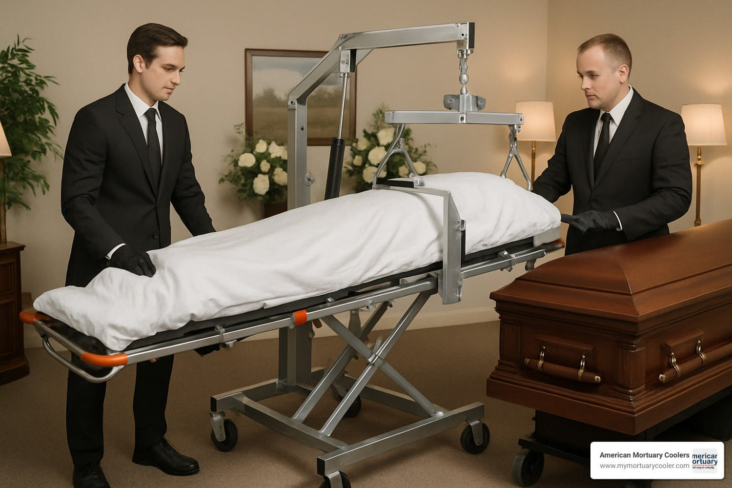 An Essential Guide to Body Lift Funeral Equipment - American Mortuary Coolers & Equipments
