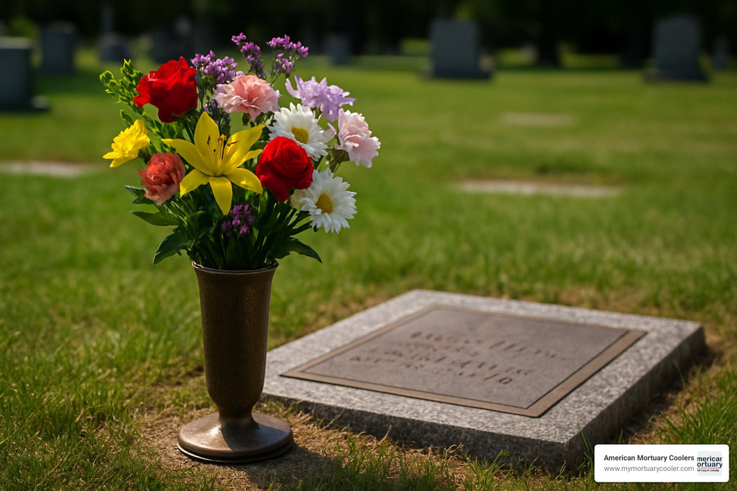 Beginner's Guide to Choosing the Right Grave Flower Vases - American Mortuary Coolers & Equipments