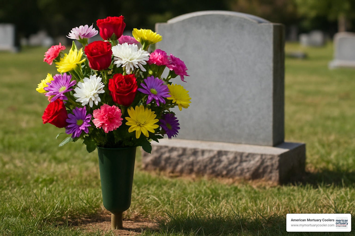 Beginner's Guide to Choosing the Right Memorial Vase - American Mortuary Coolers & Equipments