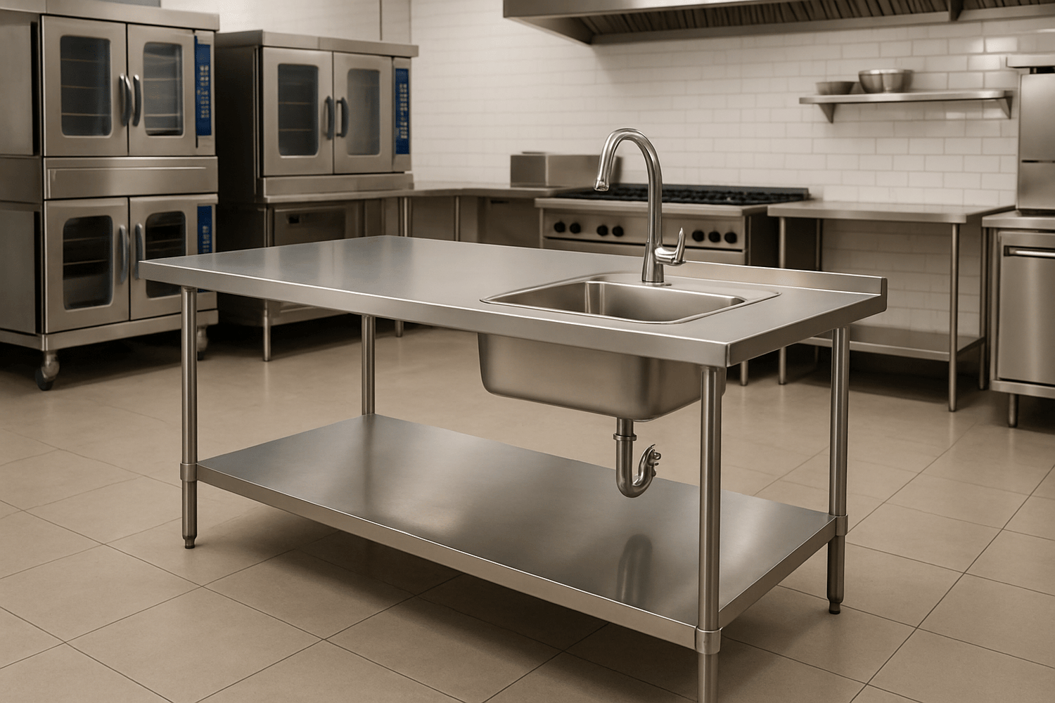 Everything You Need to Know About Choosing a Prep Table With Sink - American Mortuary Coolers & Equipments