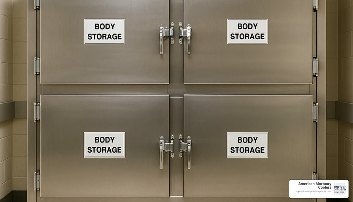 Everything You Need to Know About Morgue Fridge Options - American Mortuary Coolers & Equipments