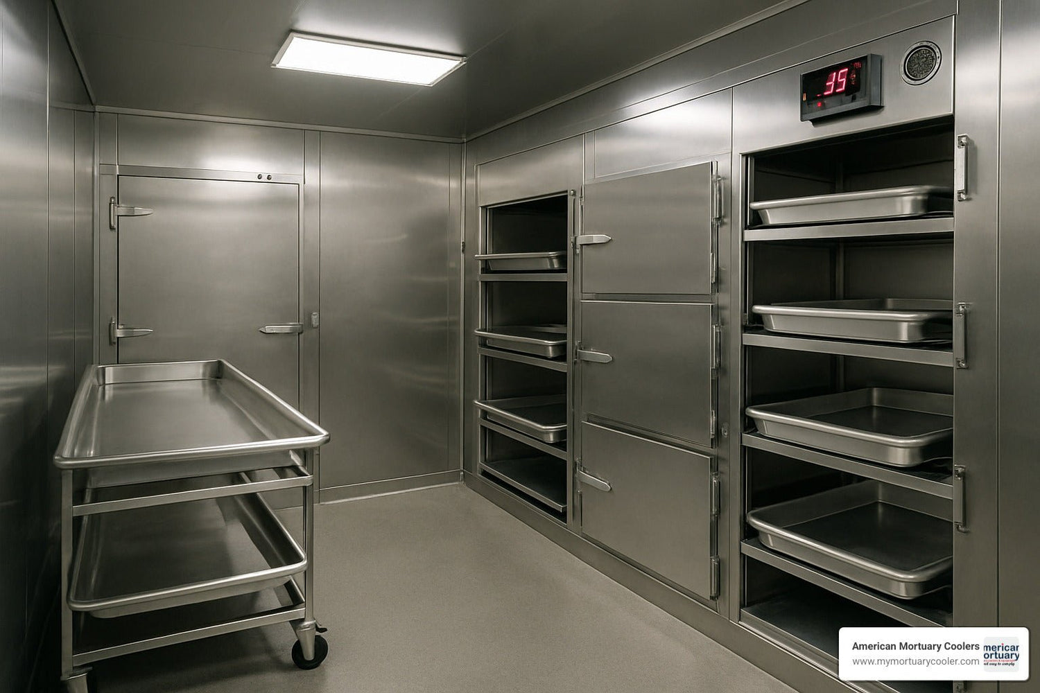Everything You Need to Know About Walk In Mortuary Refrigerators - American Mortuary Coolers & Equipments
