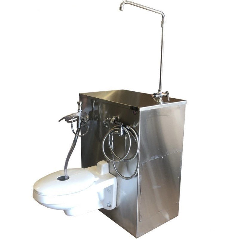 American Mortuary Equipment embalming water control unit stainless steel