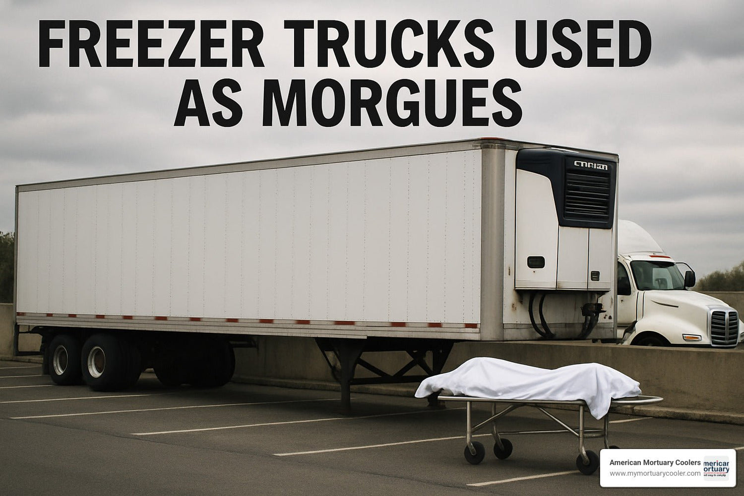 Freezer Trucks as Morgues: A Temporary Solution or Permanent Problem? - American Mortuary Coolers & Equipments