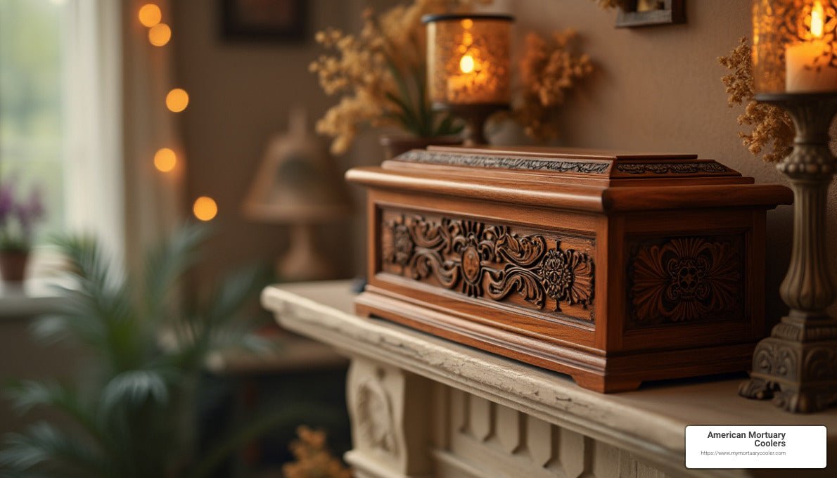 From Ashes to Boxes: Choosing the Right Cremation Container - American Mortuary Coolers & Equipments