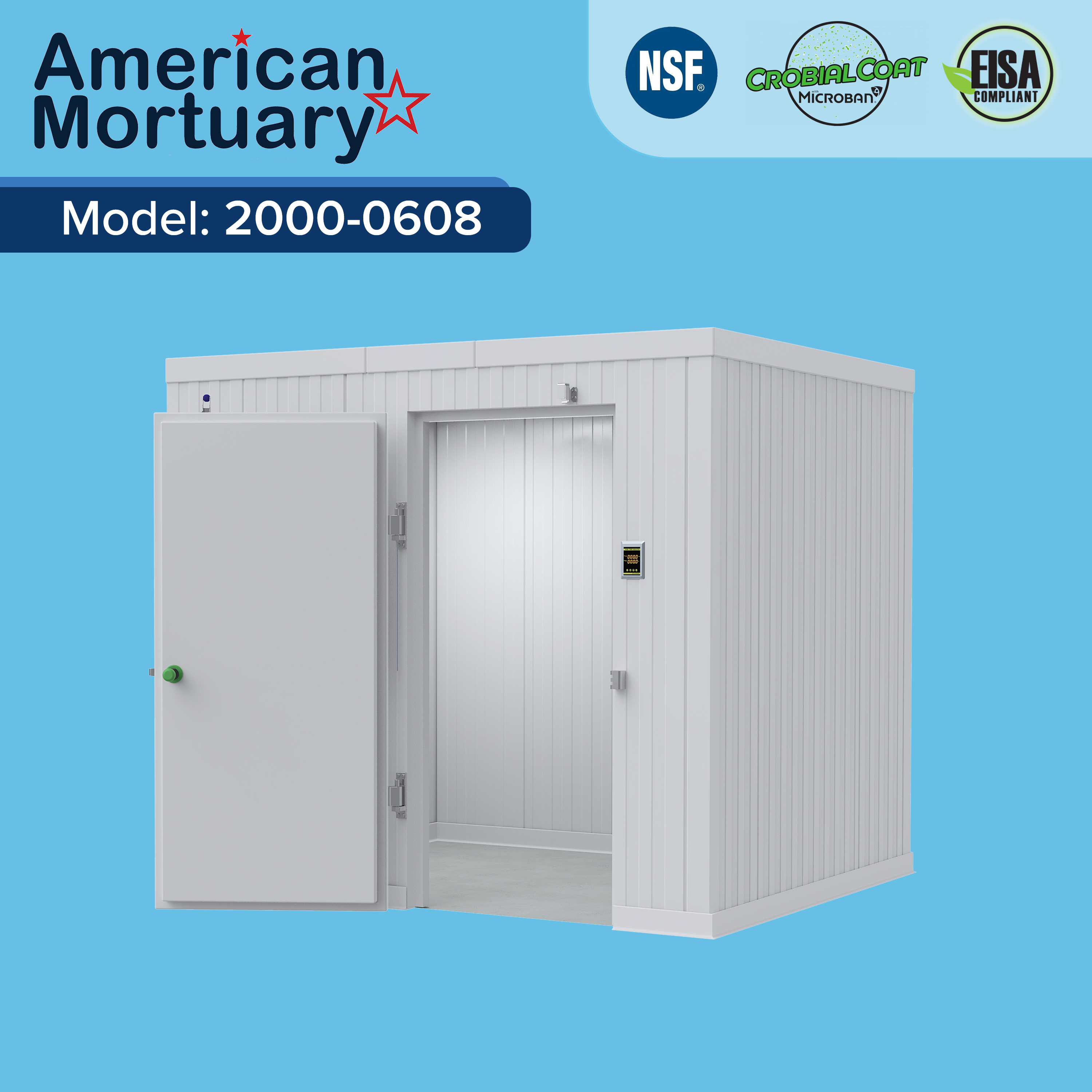 Portable body cooler morgue for disaster response