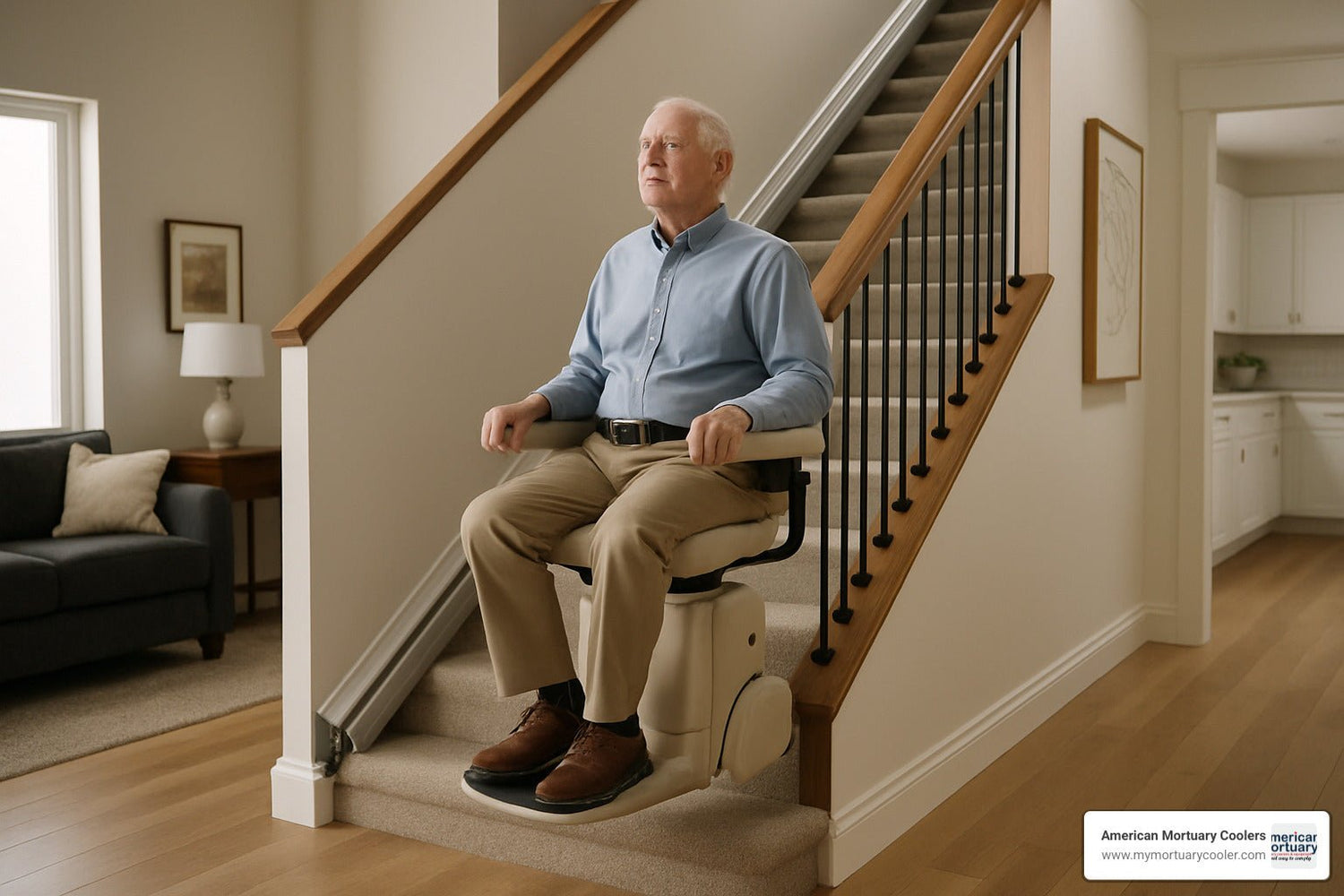 In Depth Guide to Choosing the Best Electric Stair Chair Lift - American Mortuary Coolers & Equipments