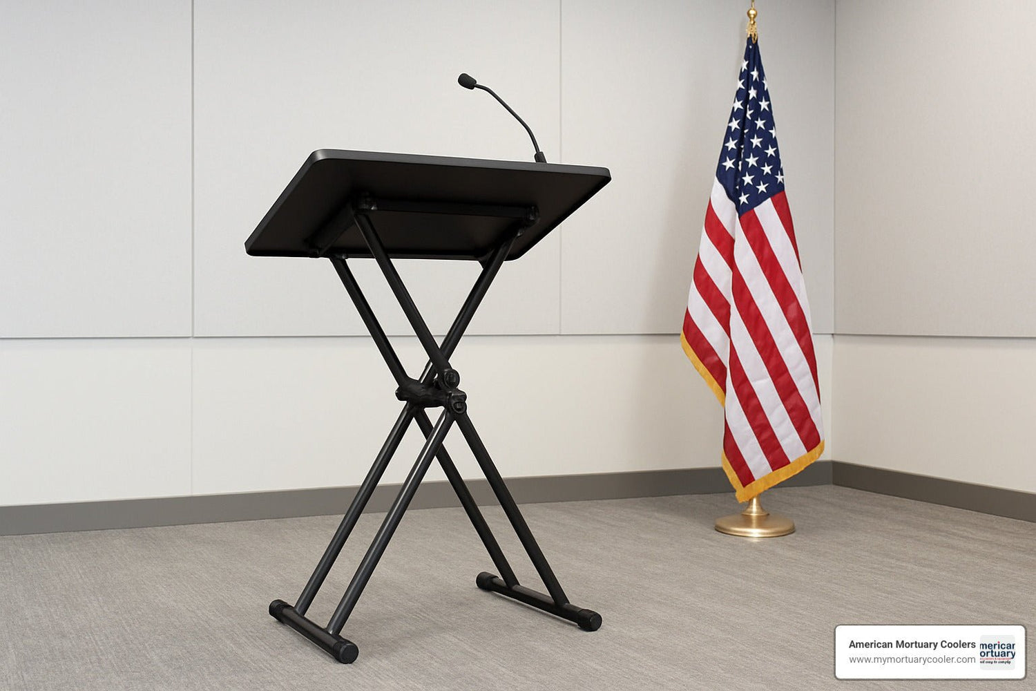 Lecterns That Fold Flat and Stand Tall - American Mortuary Coolers & Equipments