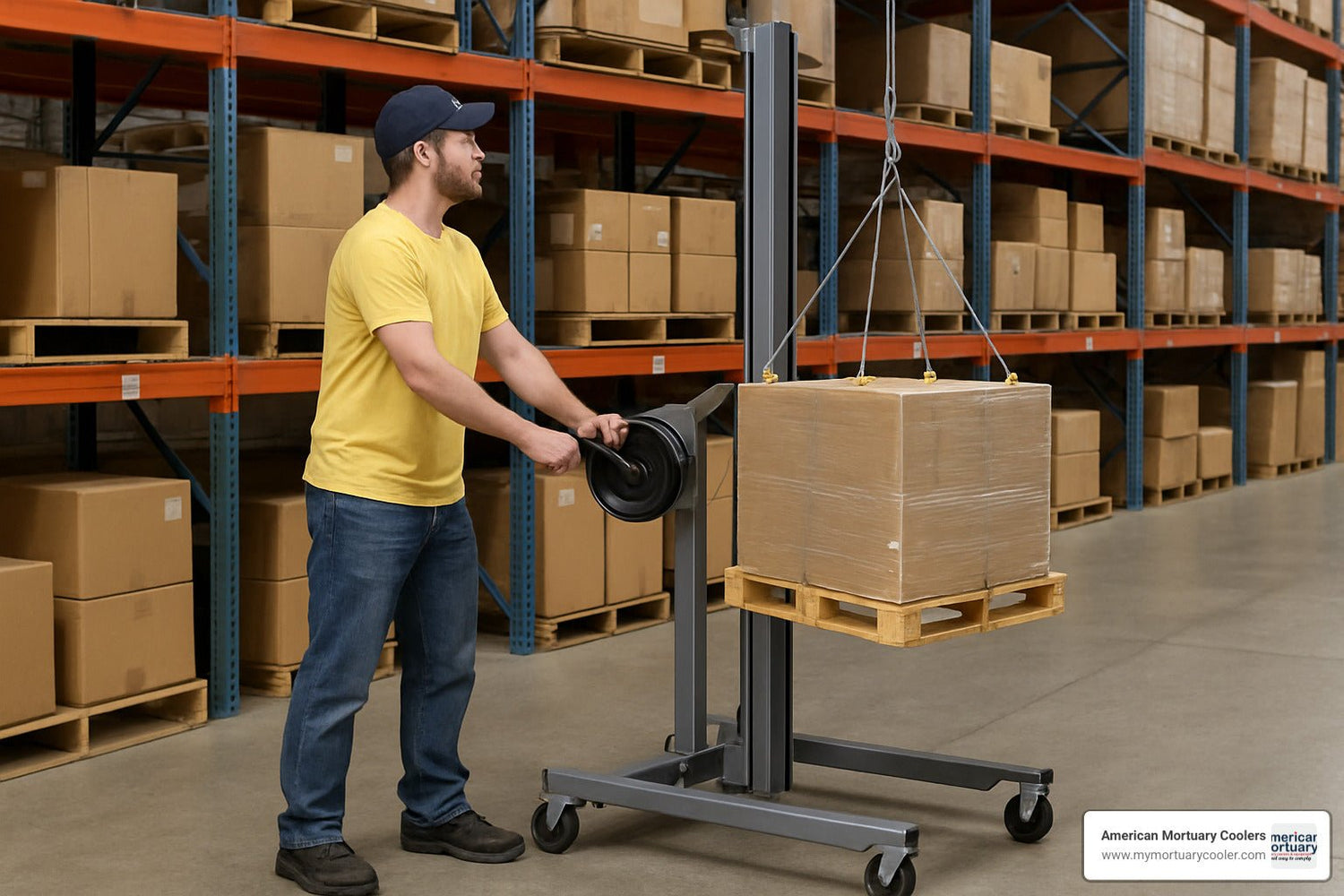 Lift Smarter, Not Harder with These Top Hand Crank Lifts - American Mortuary Coolers & Equipments