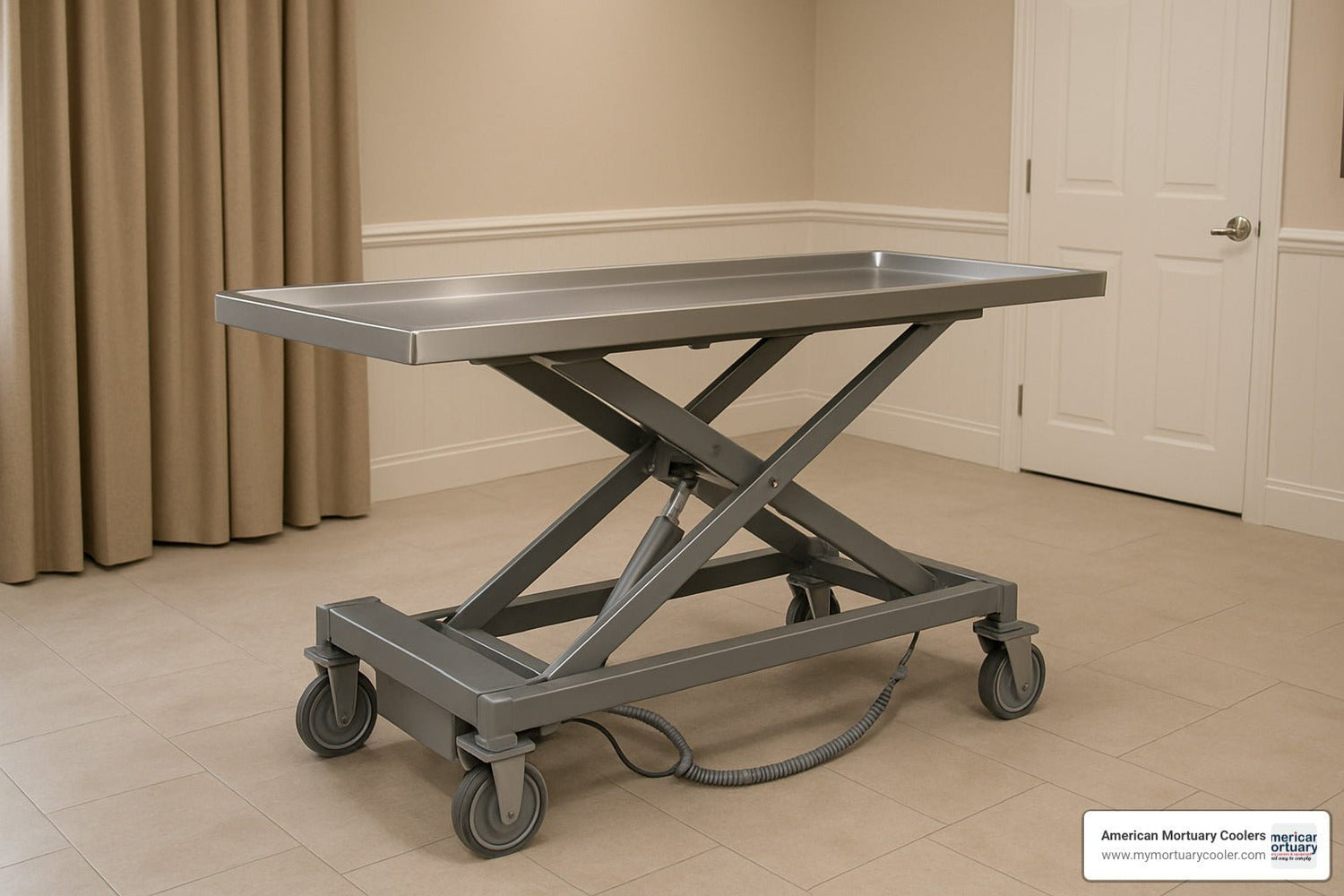 Lift Your Expectations – Stunning Mortuary Scissor Lift Images - American Mortuary Coolers & Equipments