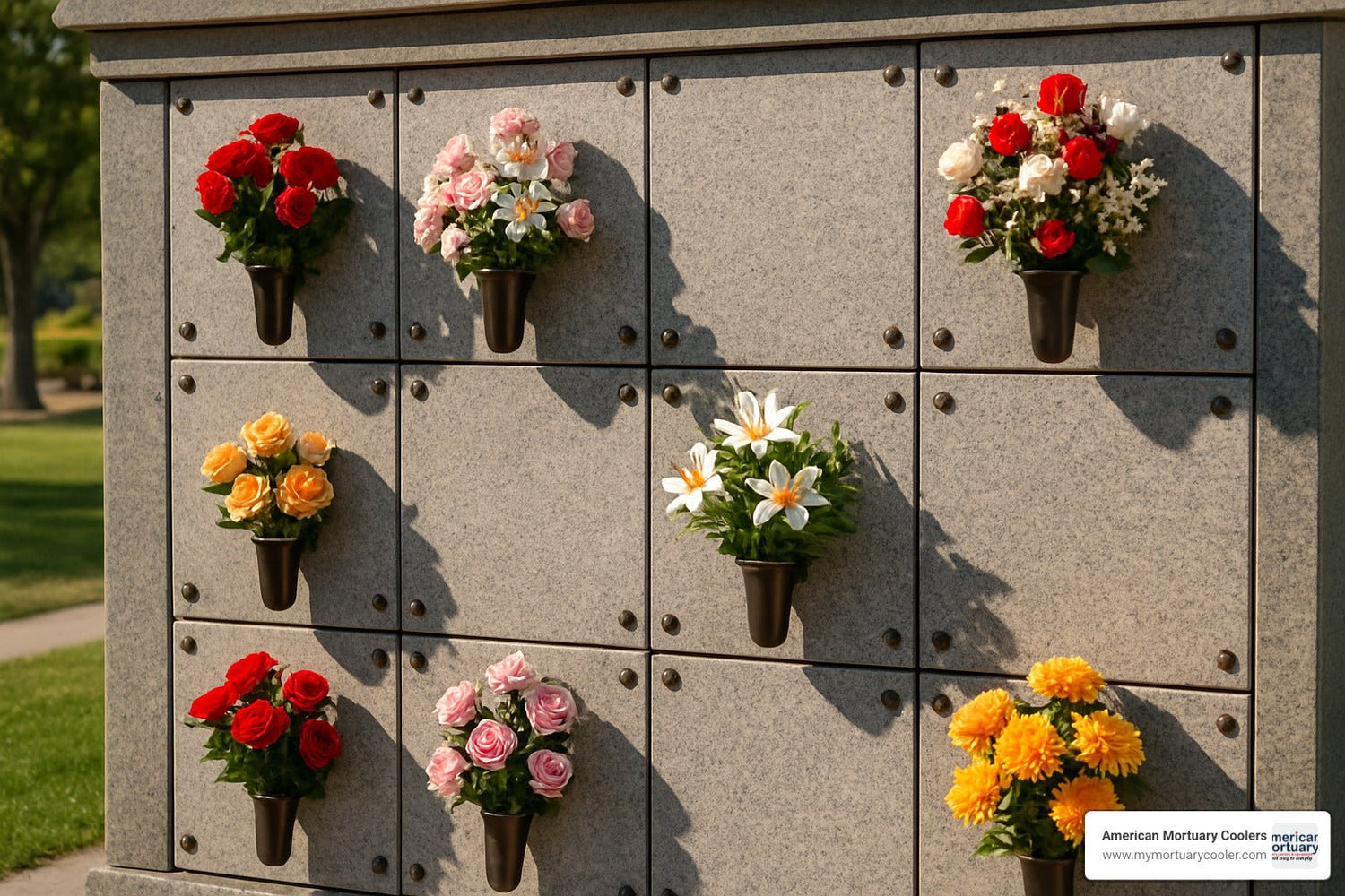 Step-by-Step Guide to Choosing Columbarium Flower Holders - American Mortuary Coolers & Equipments