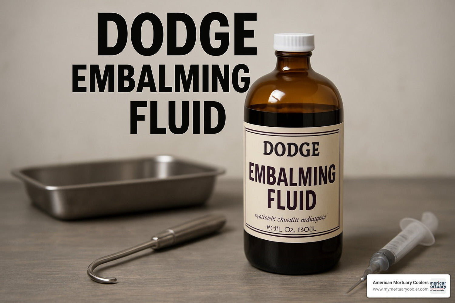 The Complete Guide to Buying Dodge Embalming Fluid Online - American Mortuary Coolers & Equipments