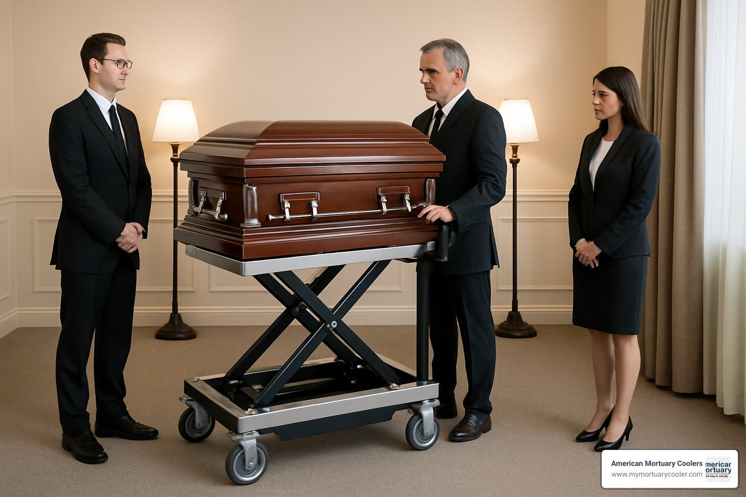 The Complete Guide to Choosing a Casket Lifting Device - American Mortuary Coolers & Equipments