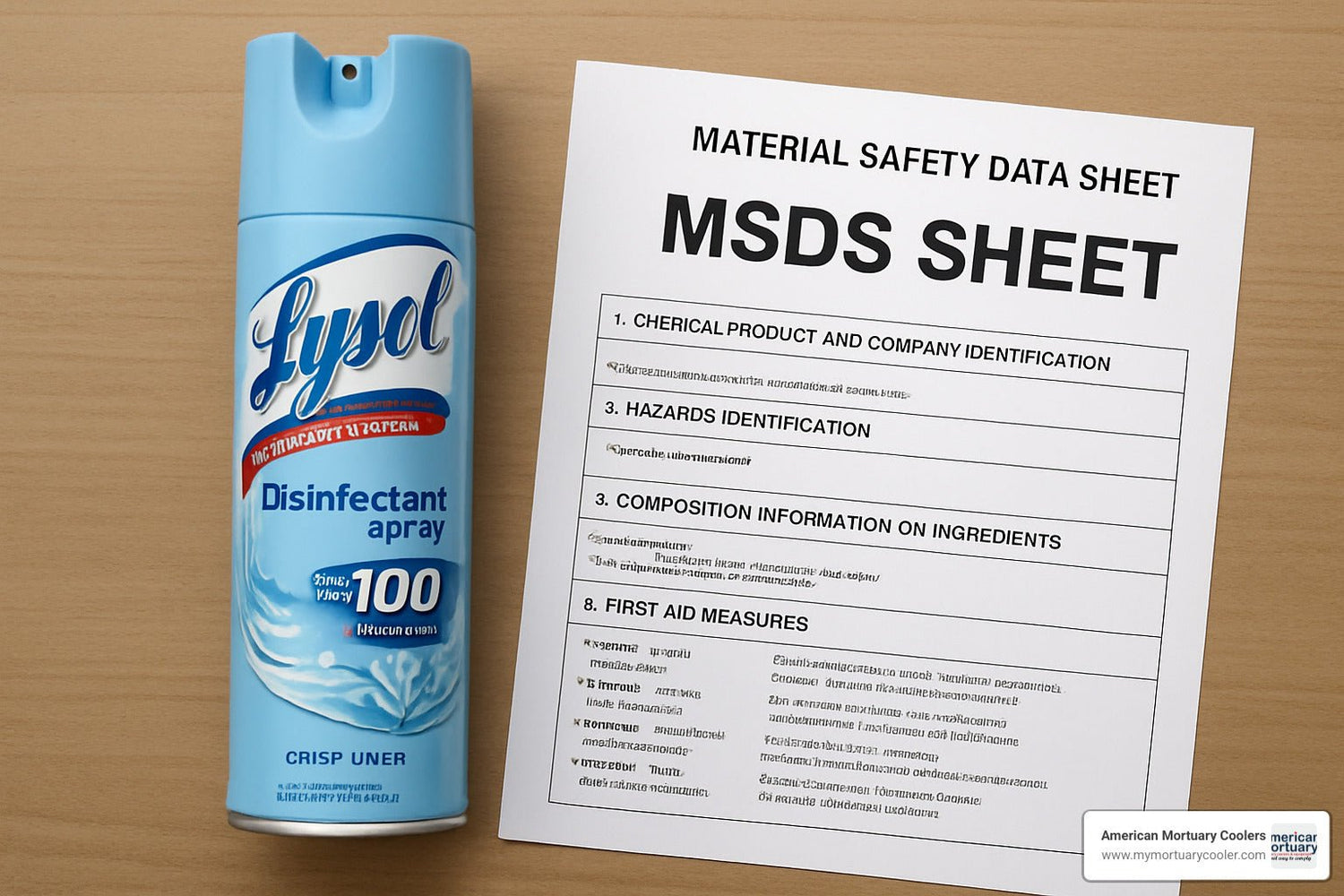 The Complete Guide to Lysol Spray MSDS Sheets - American Mortuary Coolers & Equipments