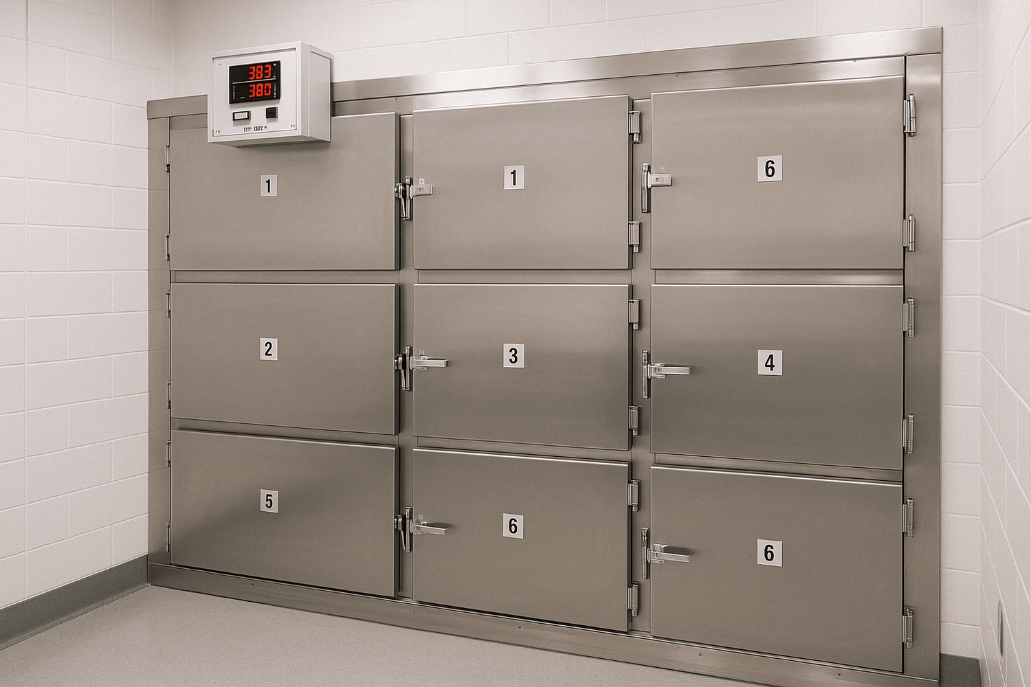 The Complete Guide to Morgue Cooler Temperature Standards - American Mortuary Coolers & Equipments