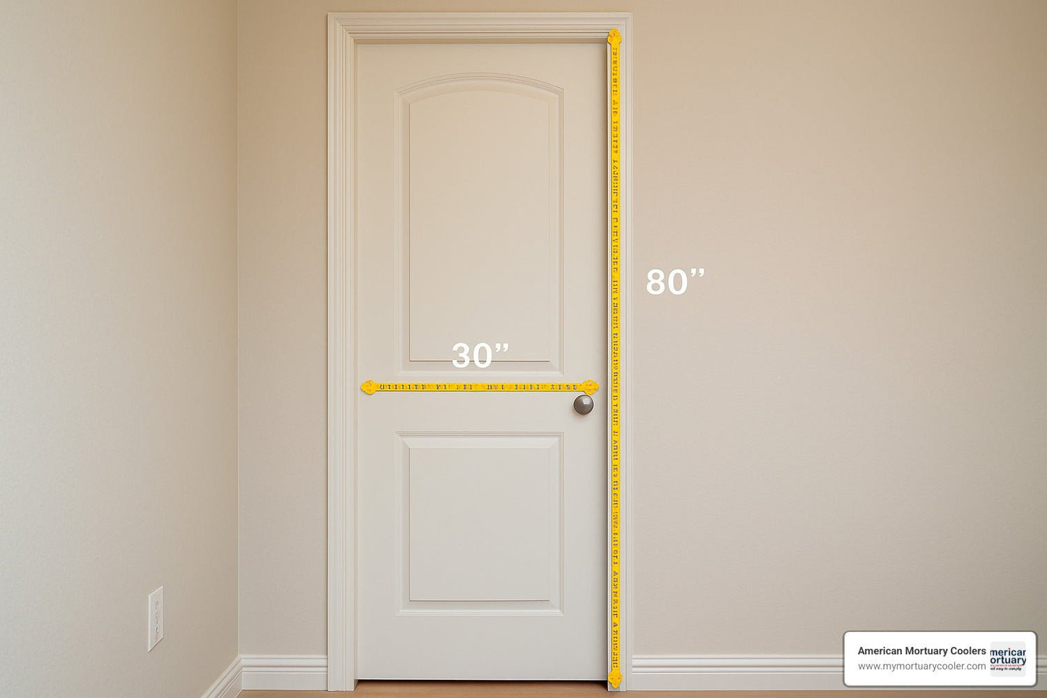 The Complete Guide to Standard Door Sizes and Dimensions - American Mortuary Coolers & Equipments
