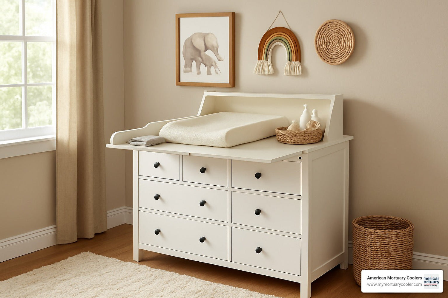 The Definitive Guide to Dressers with Fold Down Changing Tables - American Mortuary Coolers & Equipments