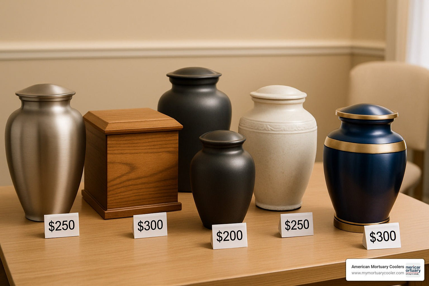The Definitive Guide to Urns Cost and Pricing - American Mortuary Coolers & Equipments