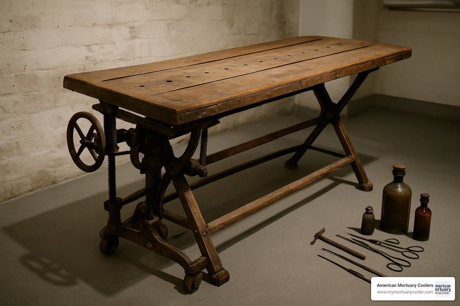 The Ins and Outs of Buying an Antique Civil War Embalming Table - American Mortuary Coolers & Equipments
