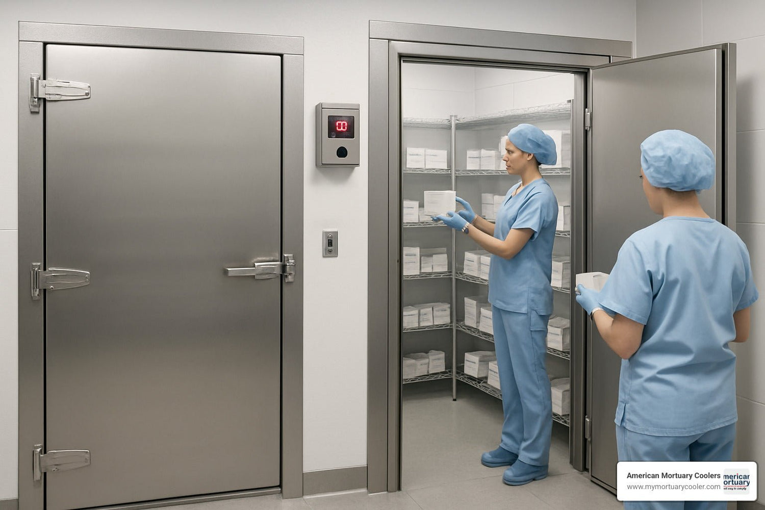 Why Hospitals Need Reliable Walk-In Coolers - American Mortuary Coolers & Equipments