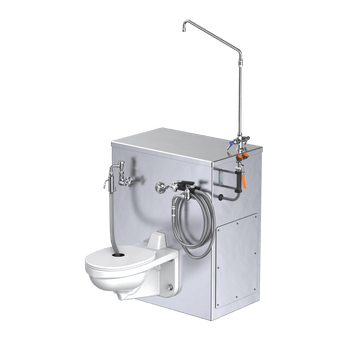 1036 - 9FS Freestanding Embalming Station | Prep Room Authority - American Mortuary Coolers & Equipments