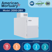 2 Body Extra Wide Roll - In Mortuary Cooler – USA Made - American Mortuary Coolers & Equipments