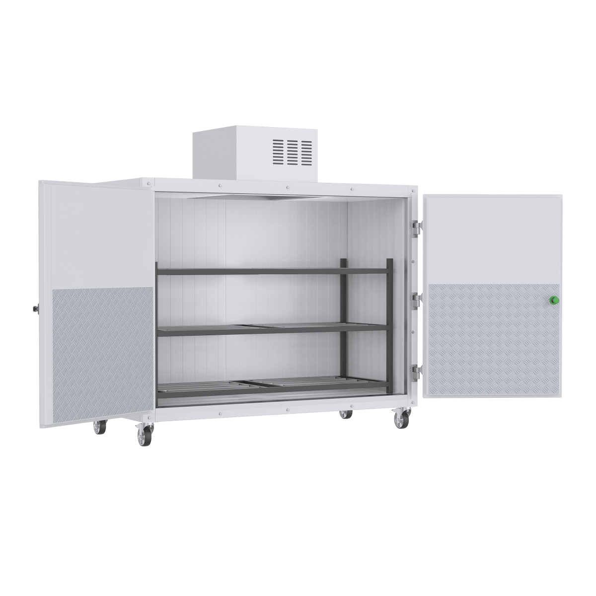 3 Body Side Loading Mortuary Cooler — American - Made Authority Refrigeration - American Mortuary Coolers & Equipments