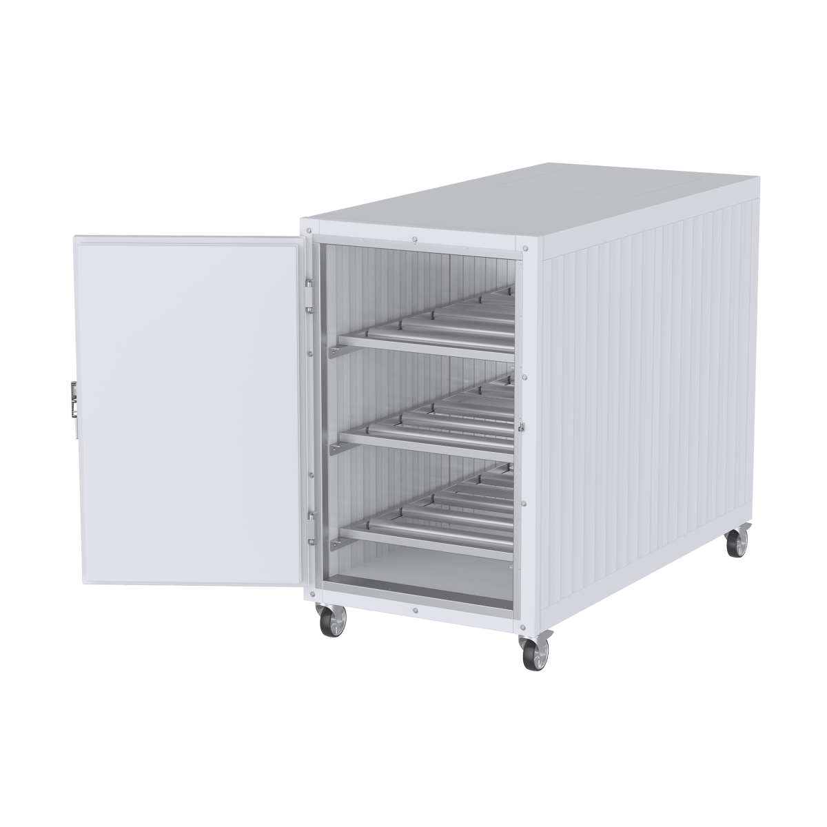 3 Body XTRA LARGE Mortuary Cooler — Authority - Built, American - Made Refrigeration Model 2000 - 3BX - C - American Mortuary Coolers & Equipments
