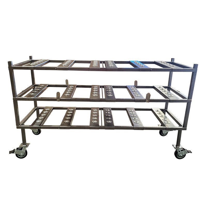 3 - Tier Multi - Directional Mortuary Rack – Model 2000 - 3TMD - American Mortuary Coolers & Equipments