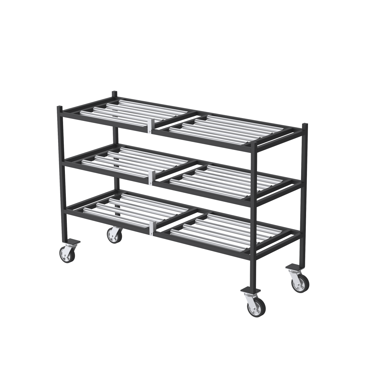 3 Tier Side Loading Mortuary Rack | Model 2000 - 03TSL - American Mortuary Coolers & Equipments