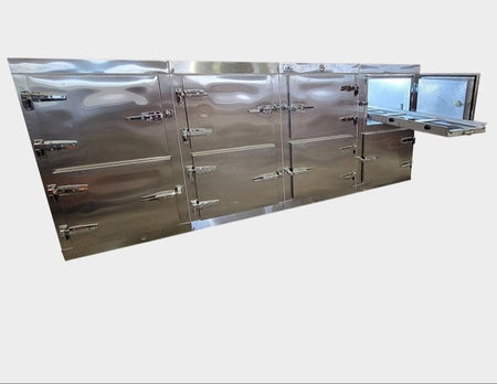 8 - Door Vault - Style Morgue Cooler | Model 1070 - 2MB8 - American Mortuary Coolers & Equipments