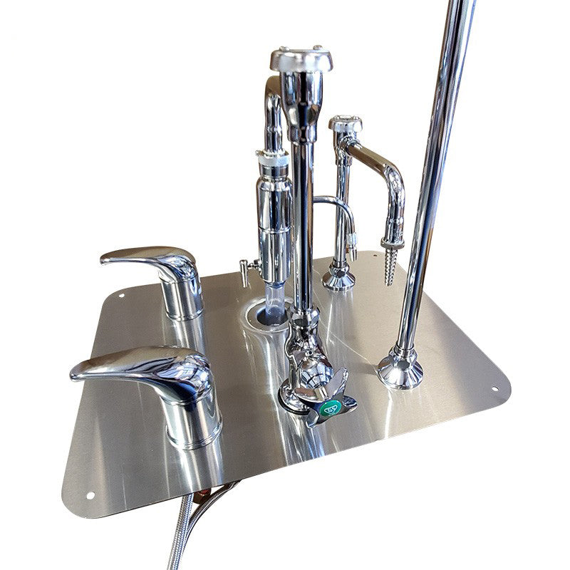 American Mortuary Coolers Stainless Steel Water Control & Embalming Station - American Mortuary Coolers & Equipments #