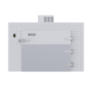 “Three-body mortuary cooler by American Mortuary Cooler Authority – 2025 Energy Act compliant.”