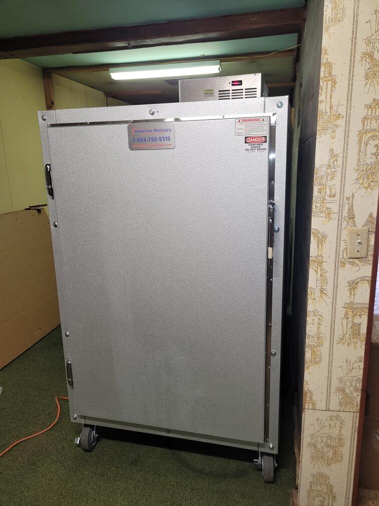 Extra Wide 3 Body Upright Mortuary Cooler – American - Made - American Mortuary Coolers & Equipments