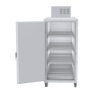 Upright mortuary coolers