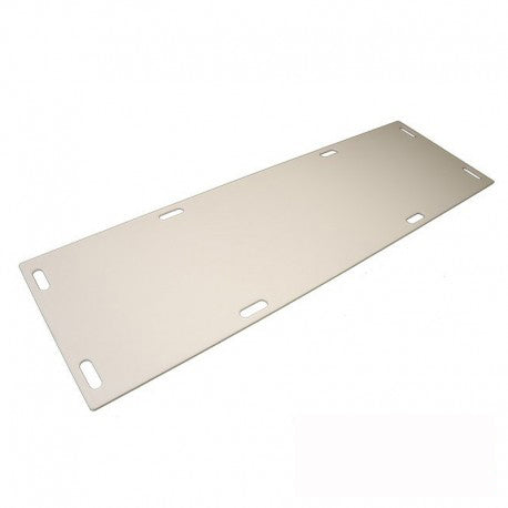 Durable plastic mortuary storage board designed for easy body handling and transport, featuring lightweight construction, smooth surface, and easy-to-clean design for funeral homes and morgue facilities.